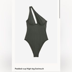 Asymmetric One Piece Swimsuit